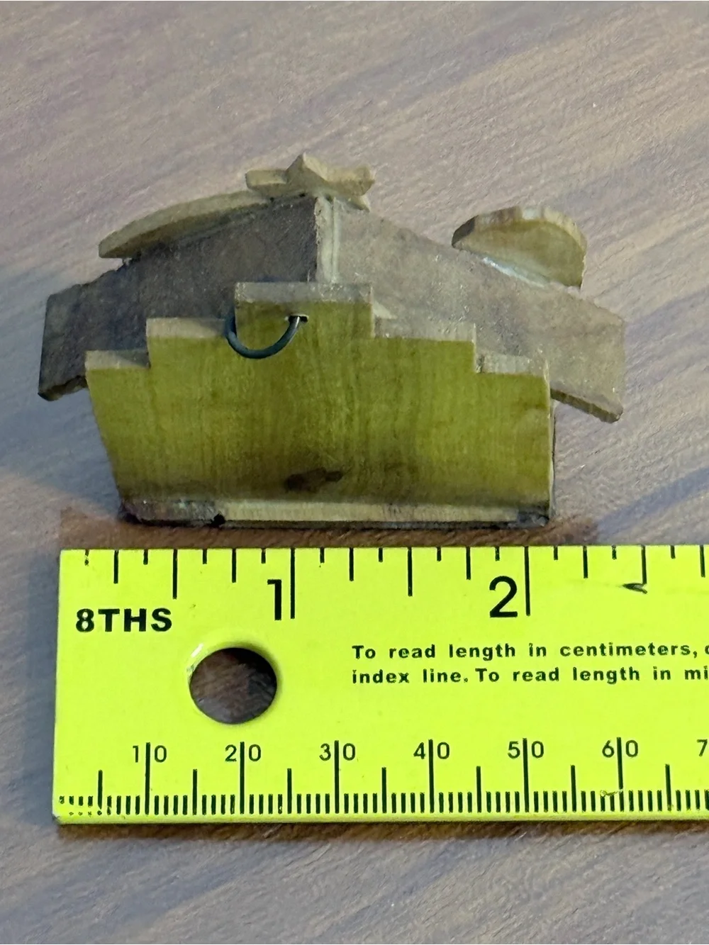 Handcrafted Mini Wooden Nativity Christmas Ornament